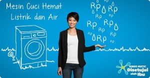 mesin cuci hemat listrik dan air