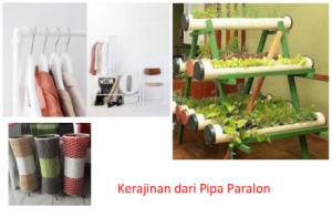 Kerajinan Tangan dari Pipa Paralon