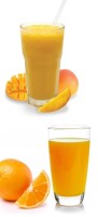jus mangga dan jeruk
