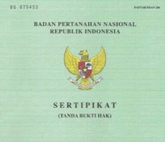 sertifikat hak milik