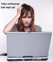 toko online sepi