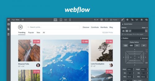 Aplikasi Desain Web, Webflow